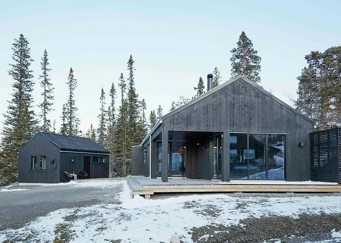 Vakantiehuis Modern Mountain In Gaustatoppen Nature Park *